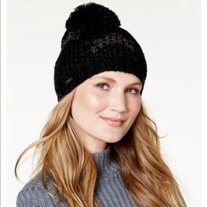 SOLD Steve Madden Shining Star Pom Beanie